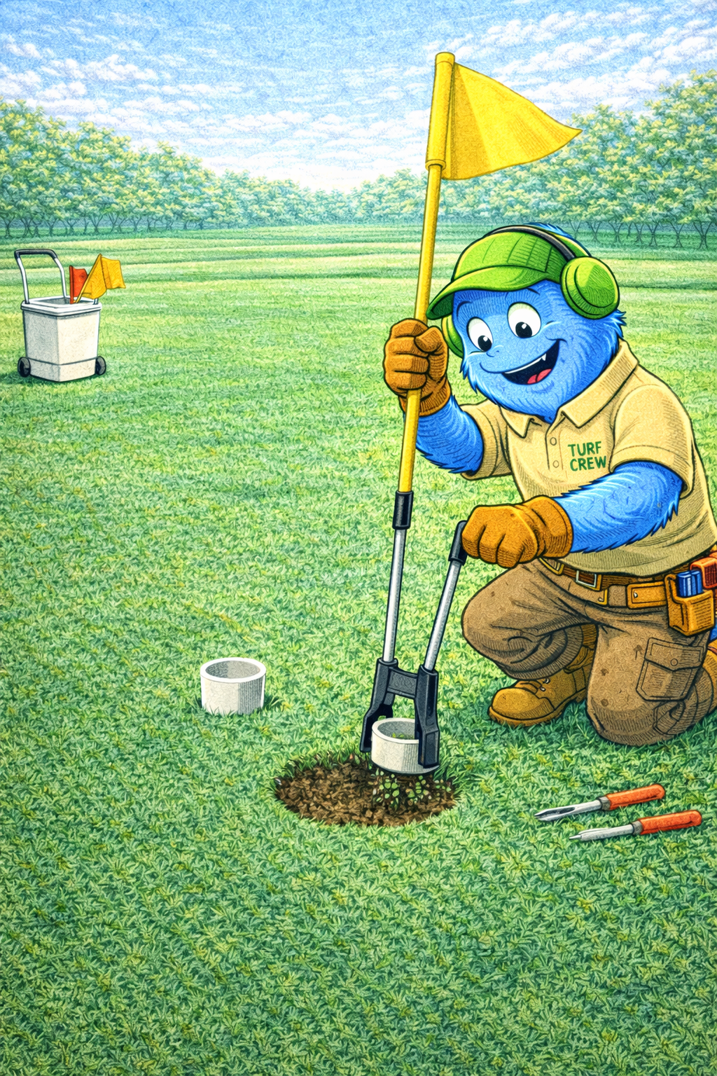 Cup Repair on the Green