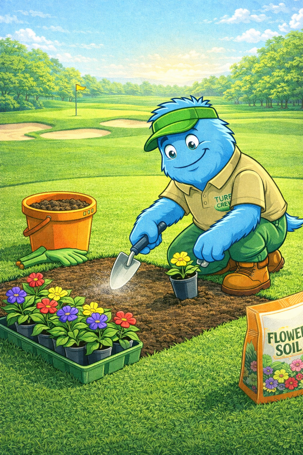 Greenside Flower Planting